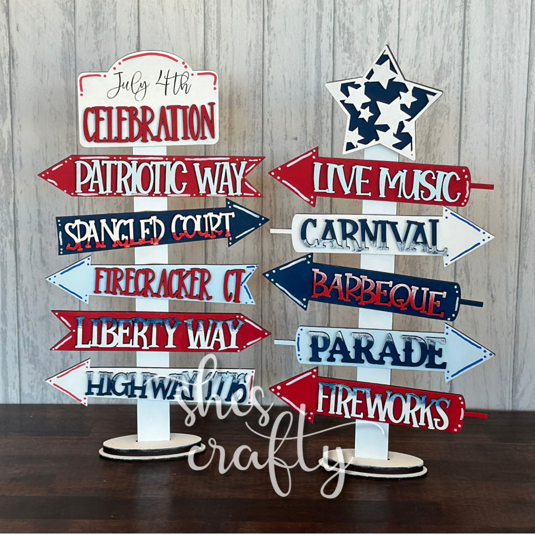 Patriotic Street Signs