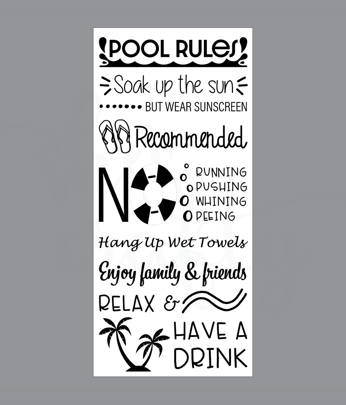 24" X 12" Signs