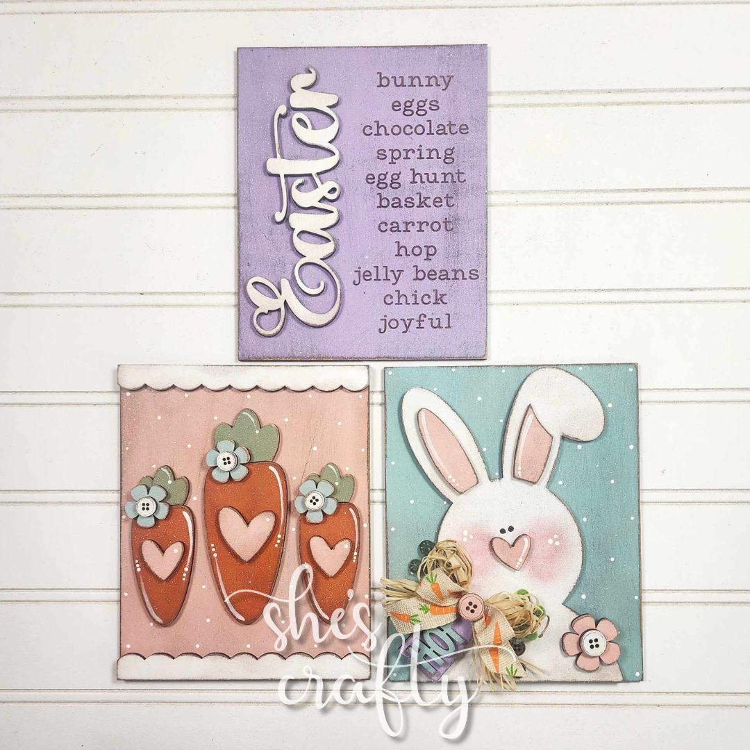 Prim Easter Sign Trio