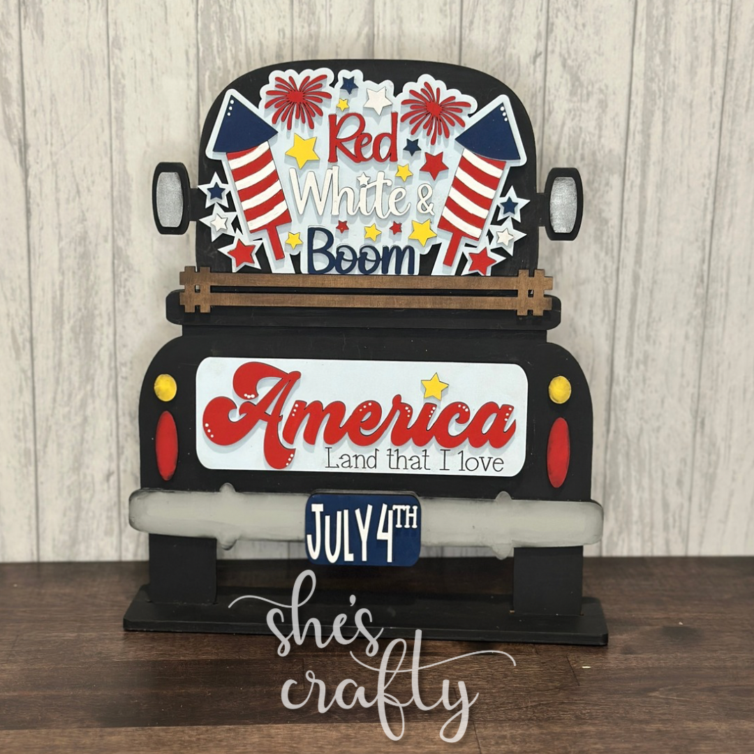 Red White and Boom Seasonal Insert