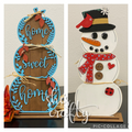 Reversible Pumpkin Snowman