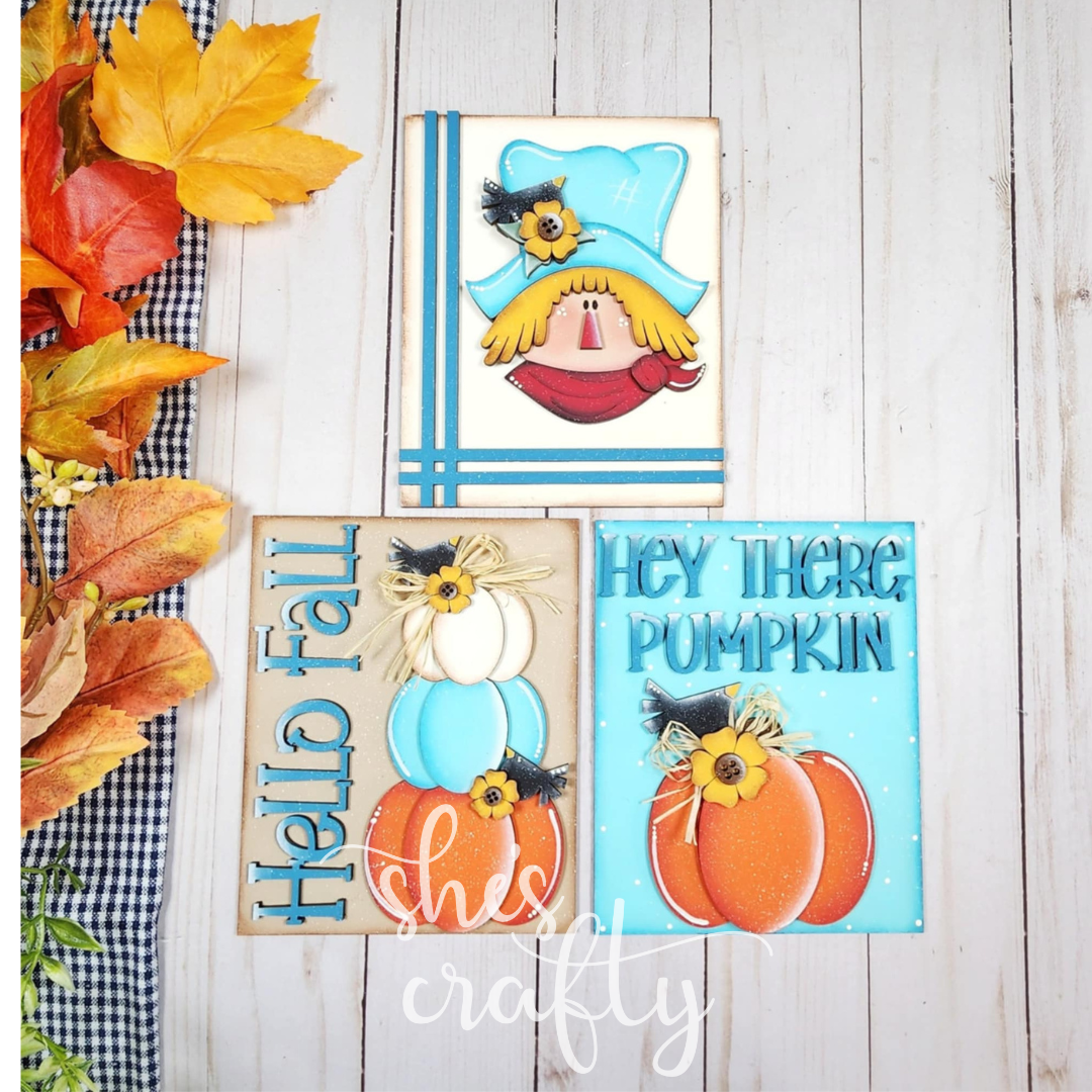 Scarecrow Sign Trio