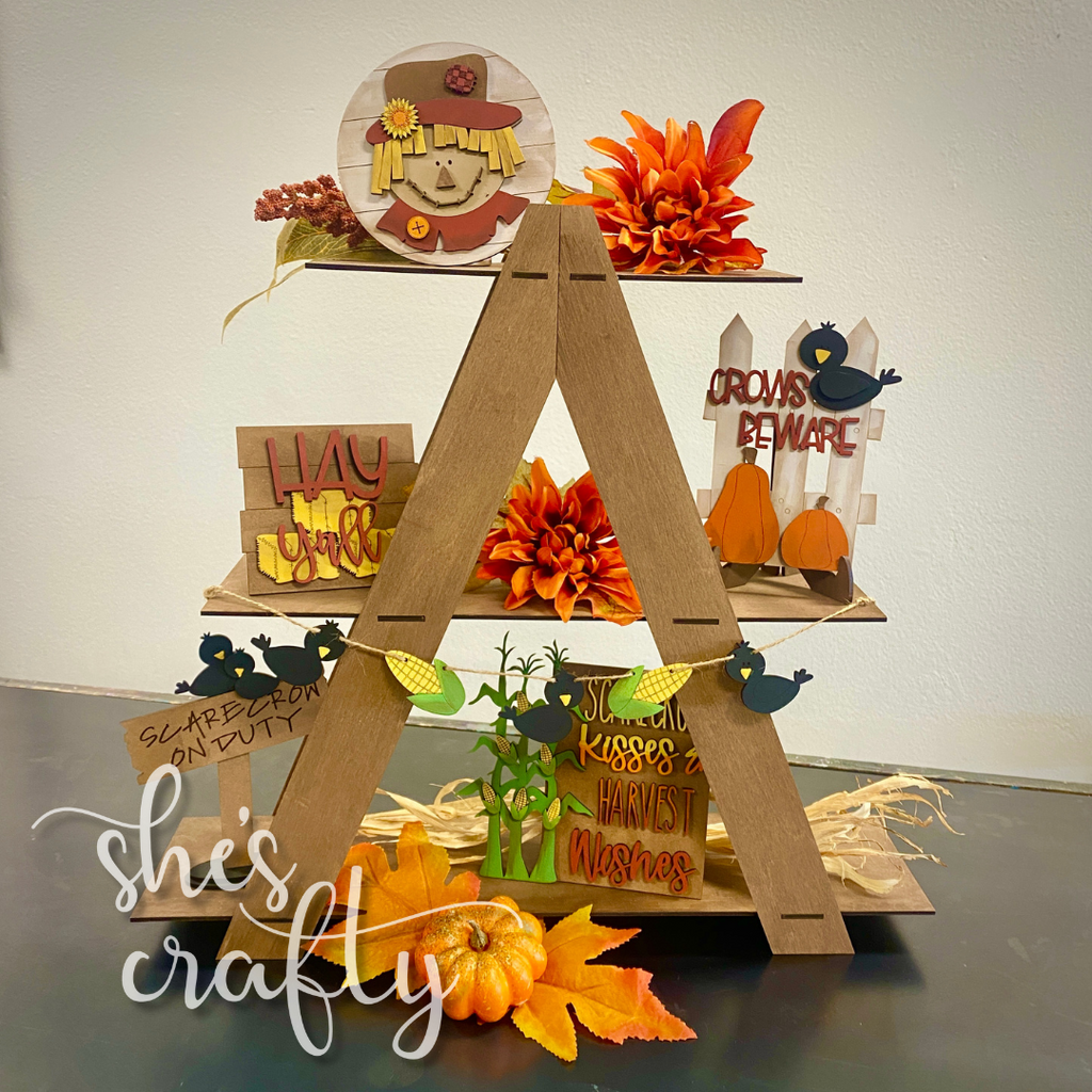 Scarecrow Tiered Tray Kit