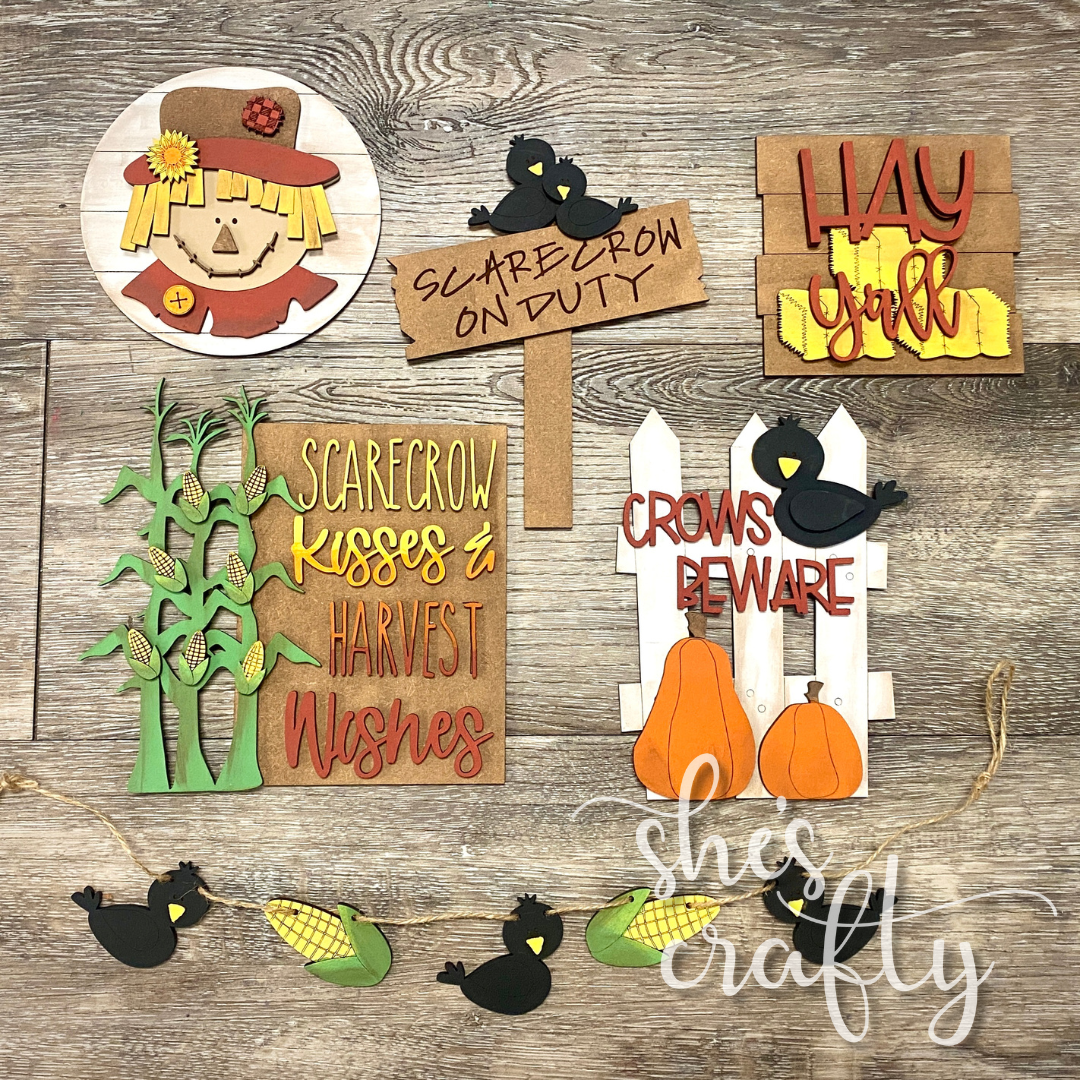 Scarecrow Tiered Tray Kit