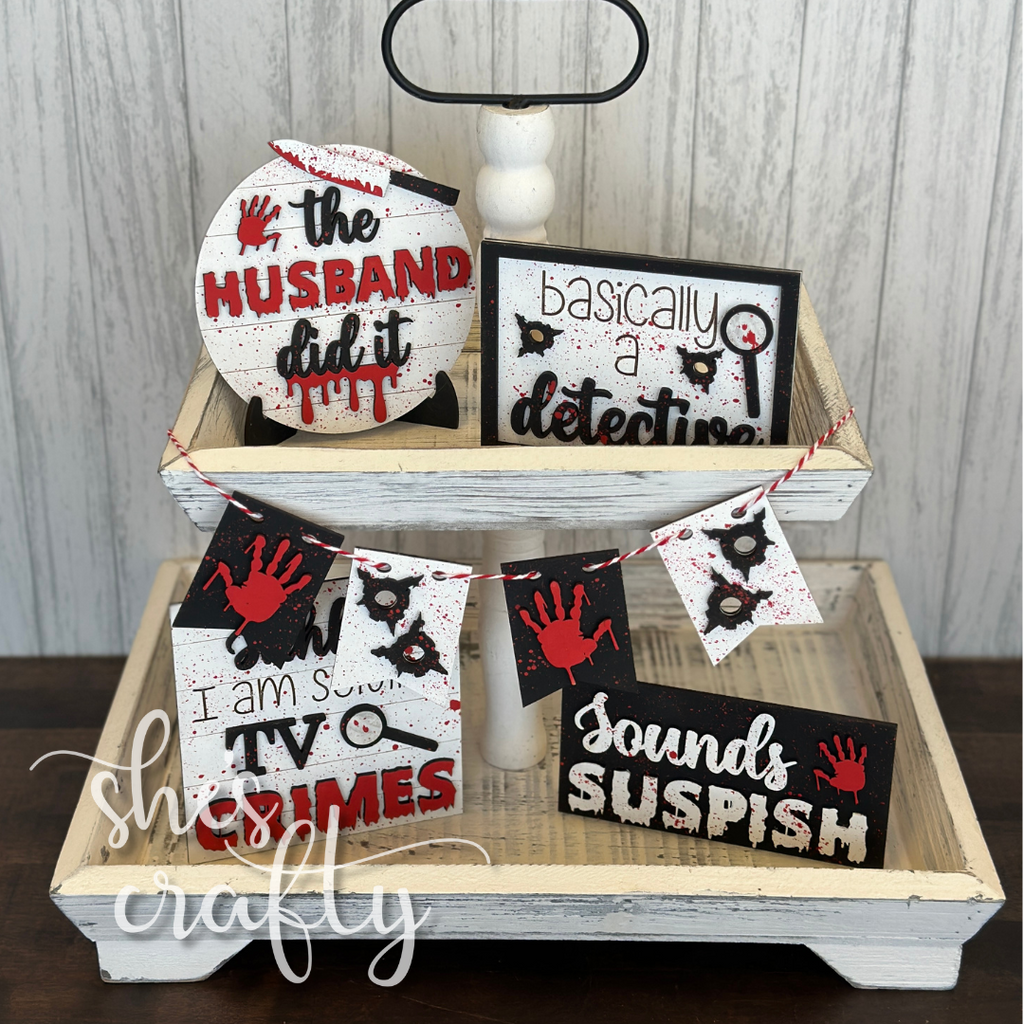 True Crime Tiered Tray Kit