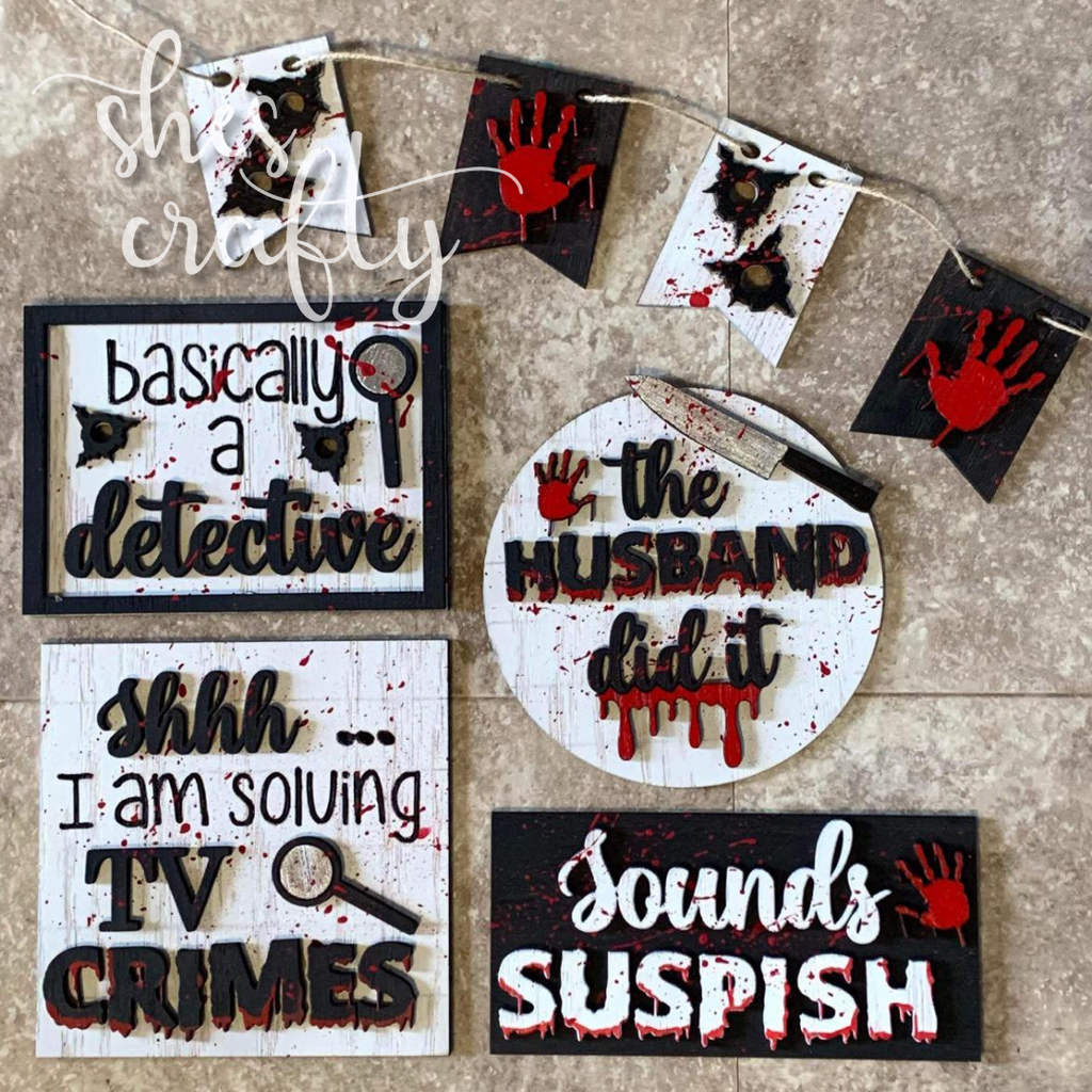 True Crime Tiered Tray Kit