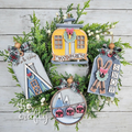 Ski Lodge Ornament Set