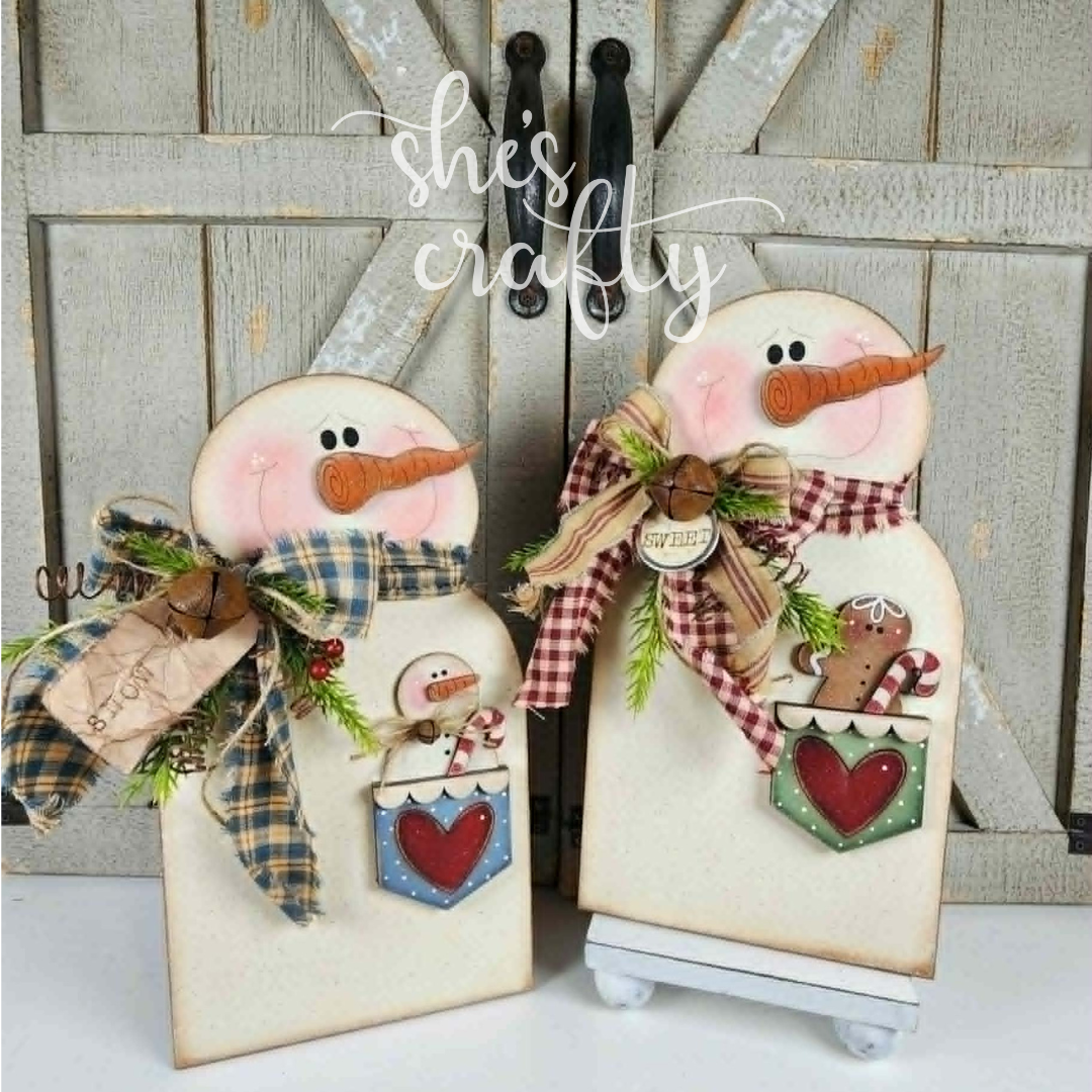 Snowman Shelf Sitter Set