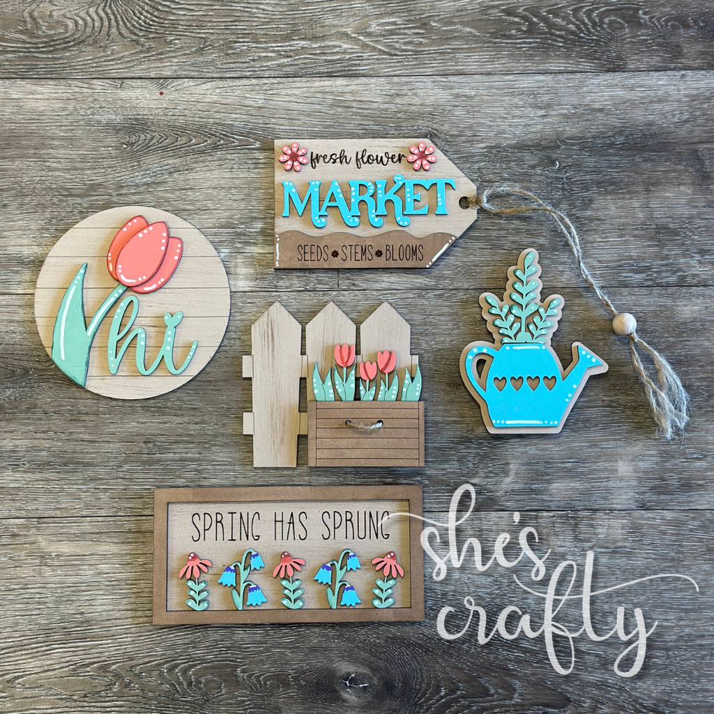Spring Has Sprung Tiered Tray Kit