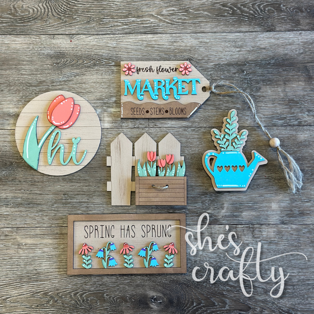 Spring Has Sprung Tiered Tray Kit