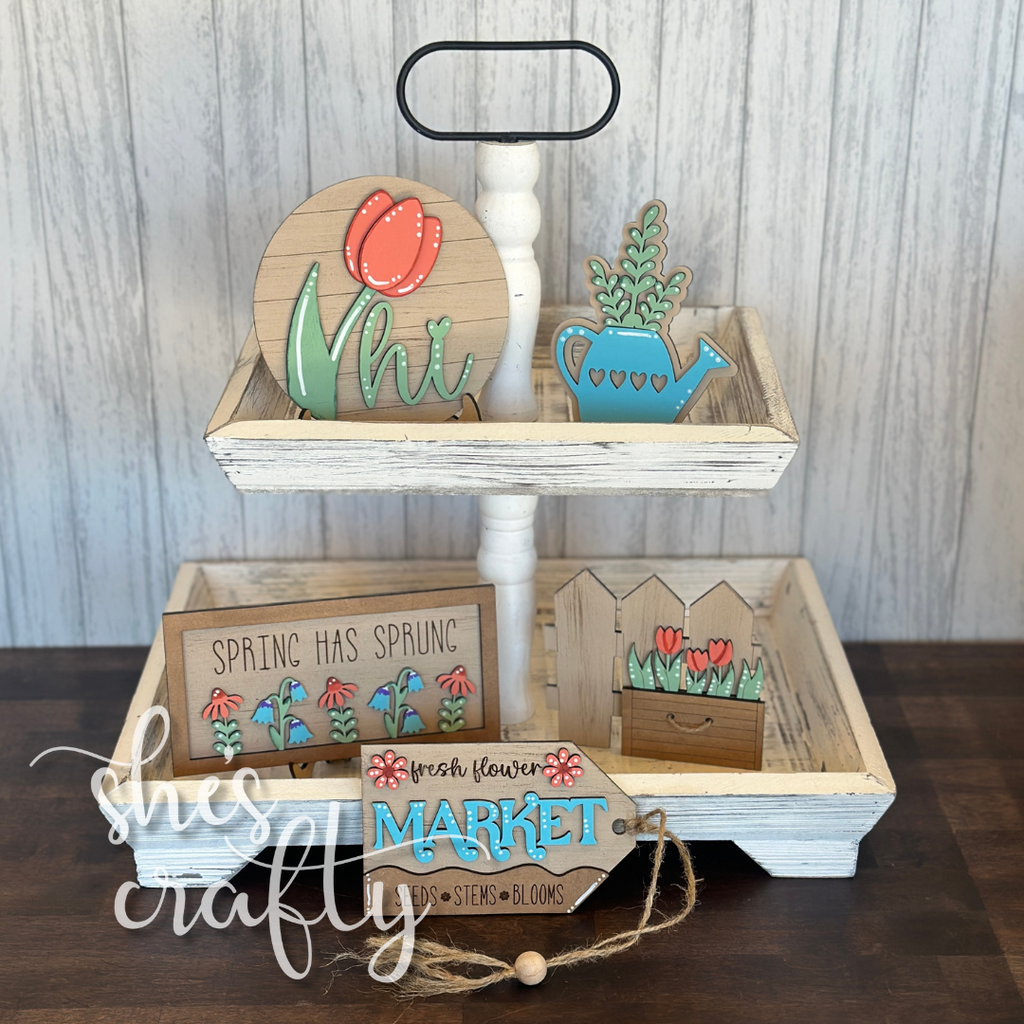 Spring Has Sprung Tiered Tray Kit