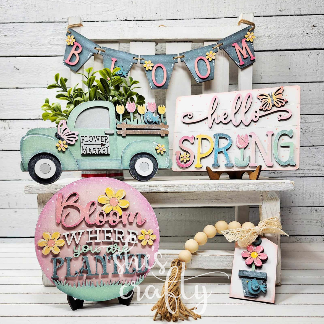 Spring Truck Tiered Tray Kit