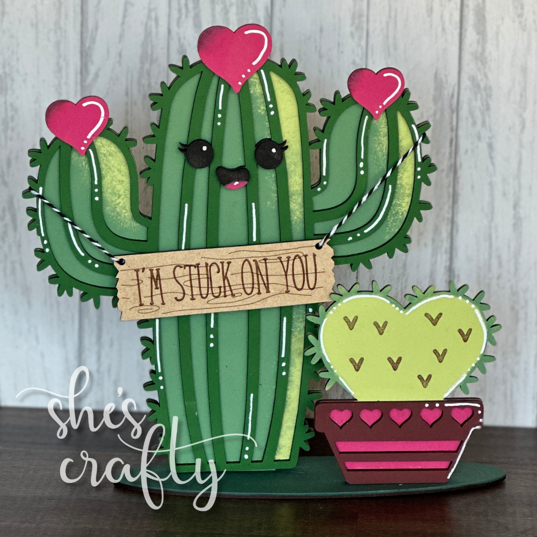 Stuck On You Cactus Shelf Sitter