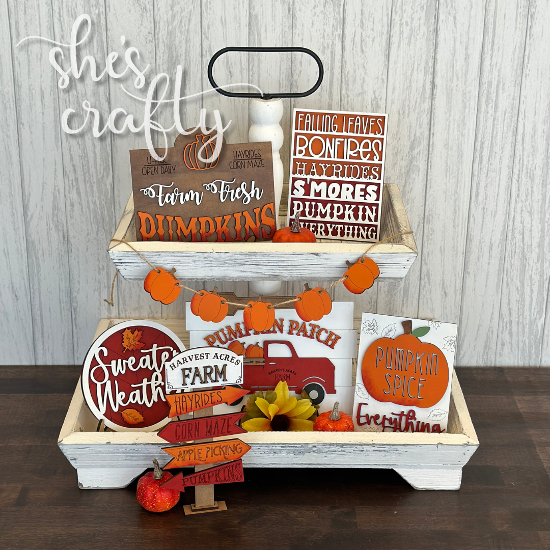 Sweater Weather Tiered Tray Kit