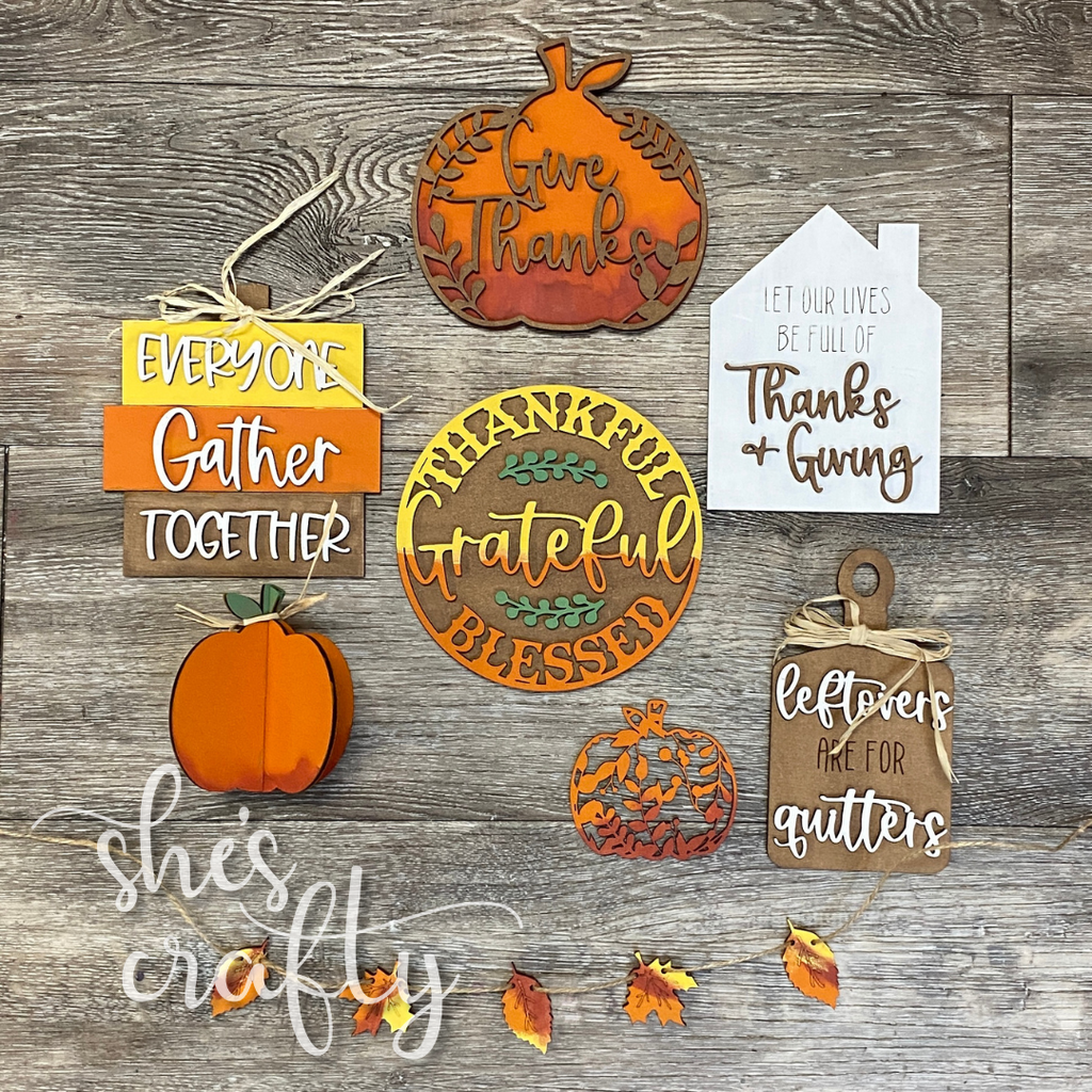 Thanksgiving Tiered Tray Kit