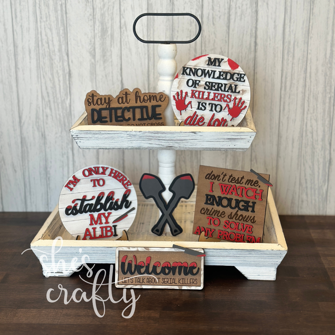 Serial Killer Tiered Tray Kit