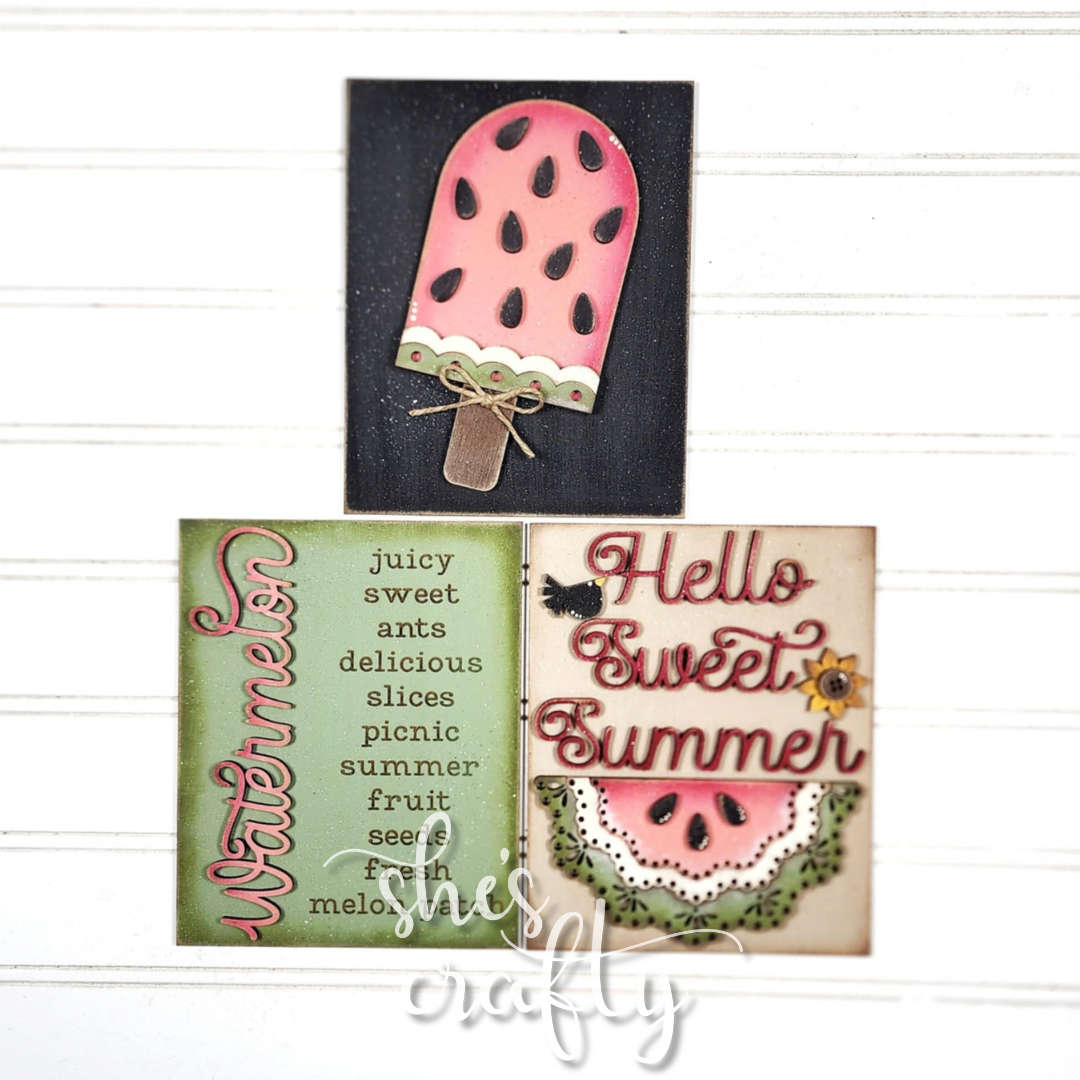 Watermelon Sign Trio