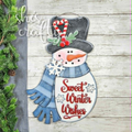 Sweet Winter Wishes Snowman