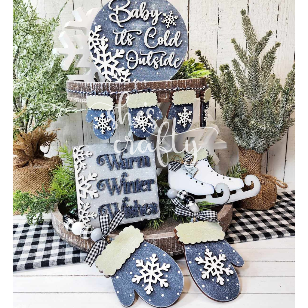 Warm Winter Wishes Tiered Tray Kit