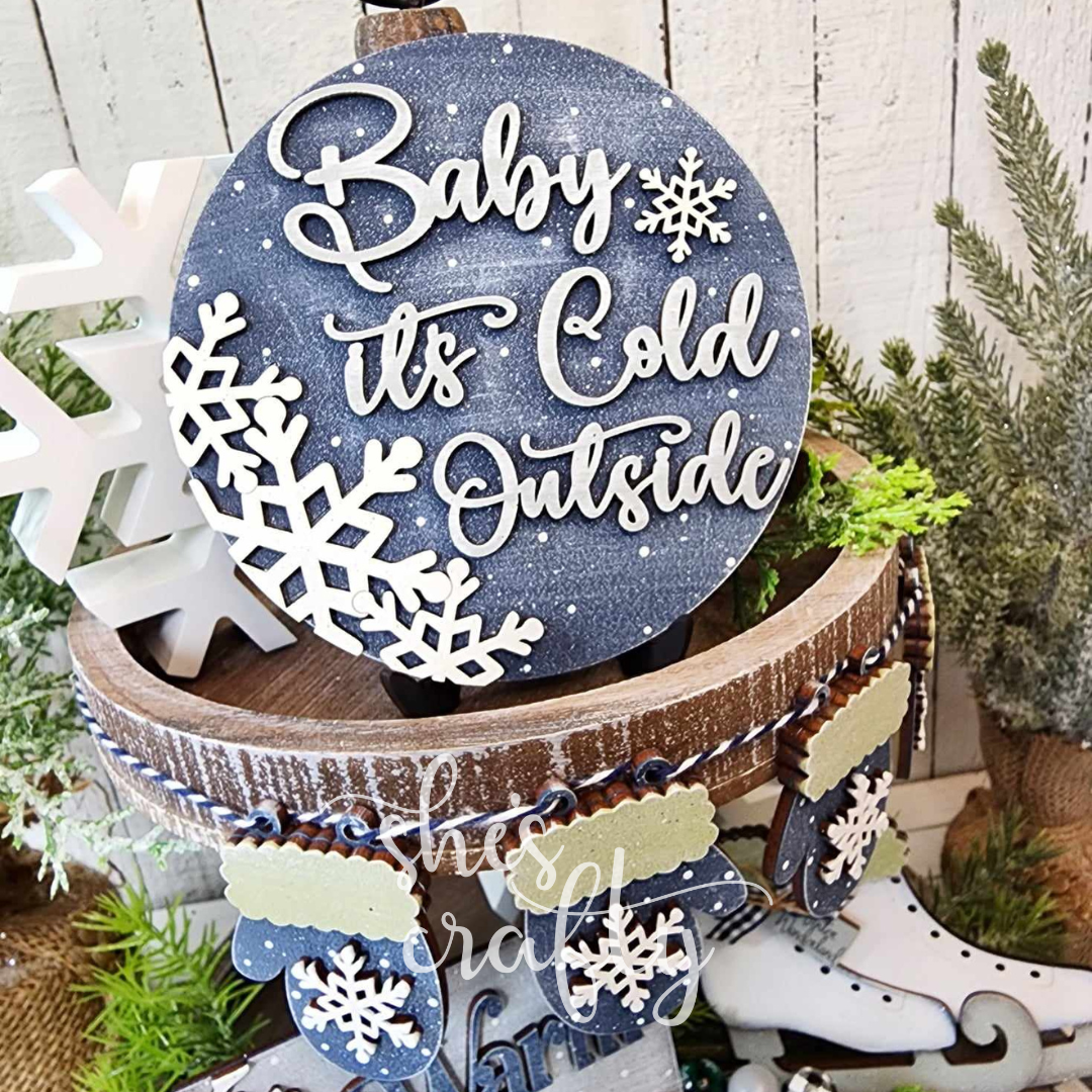 Warm Winter Wishes Tiered Tray Kit